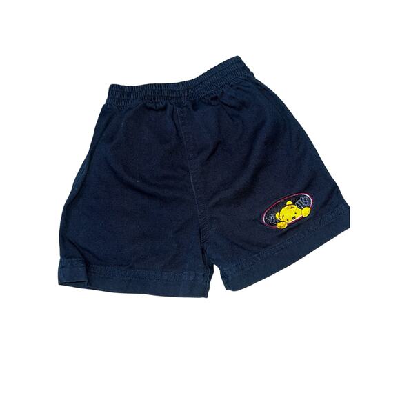 Vintage Disney Winnie the Pooh Baby Outfit Shirt Shorts Set button up preppy 6/9 - Picture 3 of 9